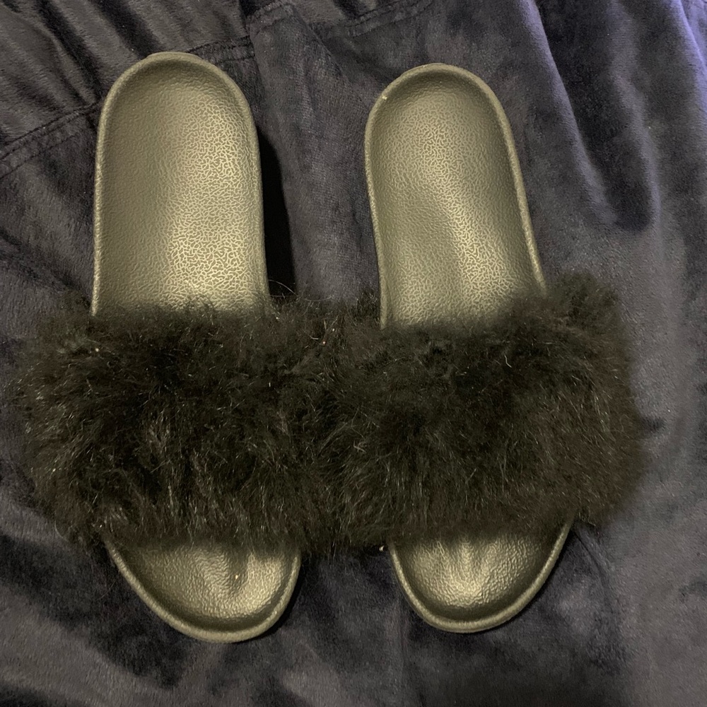Ugg Fur Slides - 10